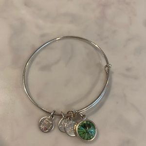 Alex and Ani August birthstone bracelet